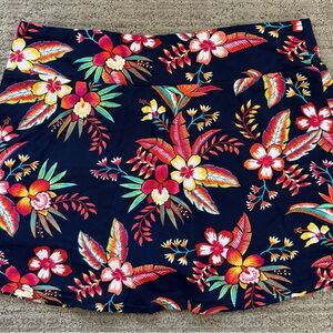Tommy Bahama Navy Floral Mini Skort